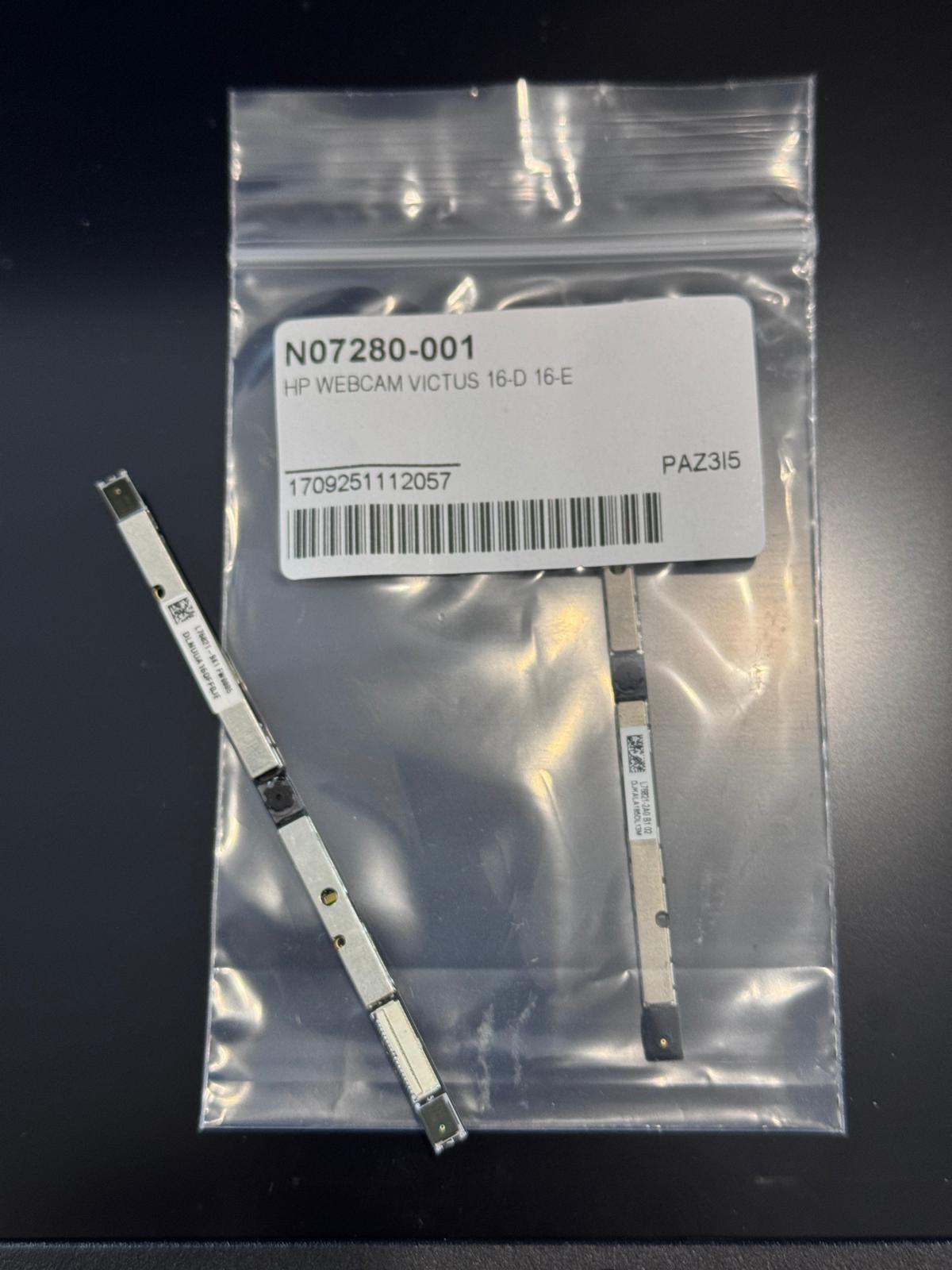 Ricambio originale HP webcam N07280-001 per Victus 16-D 16-E confronto con modulo danneggiato